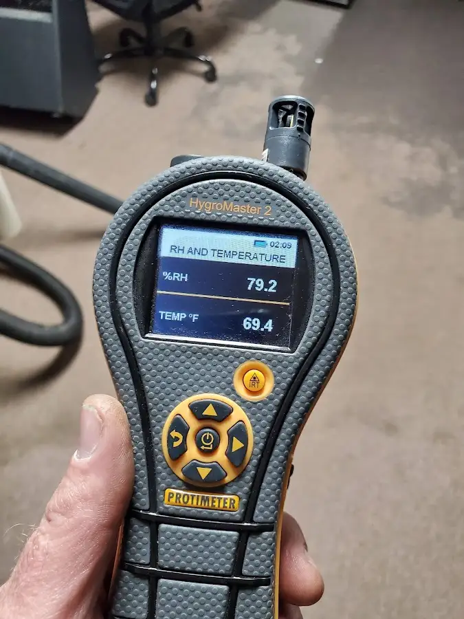 Moisture meter humidity assessment for Fire & Smoke Damage Restoration in DeRidder